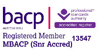 Fiona Peacock's BACP accreditation mark.